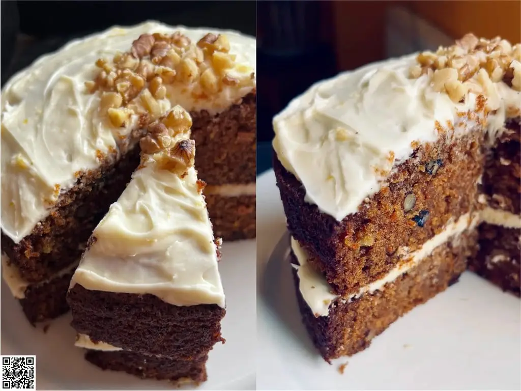 Close ups of carrot cake